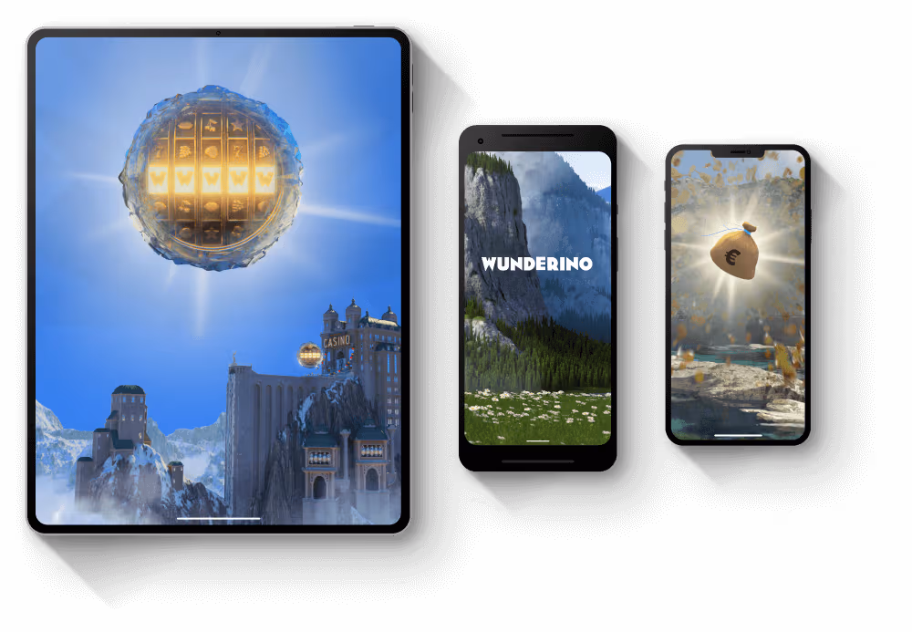 Wunderino app on Android phone and tablet